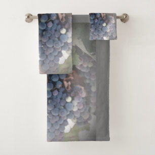 Grapes from California Bath Towel Set