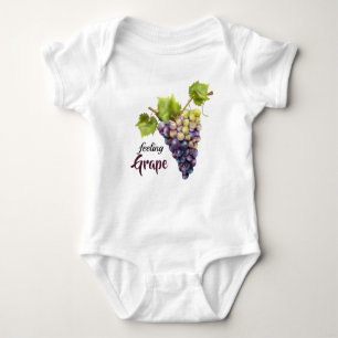 Grapes Fruit Baby Bodysuit