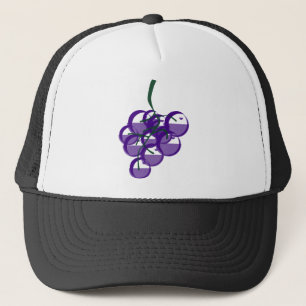 Grapes Fruit Wine Lilac Food Winery Trucker Hat