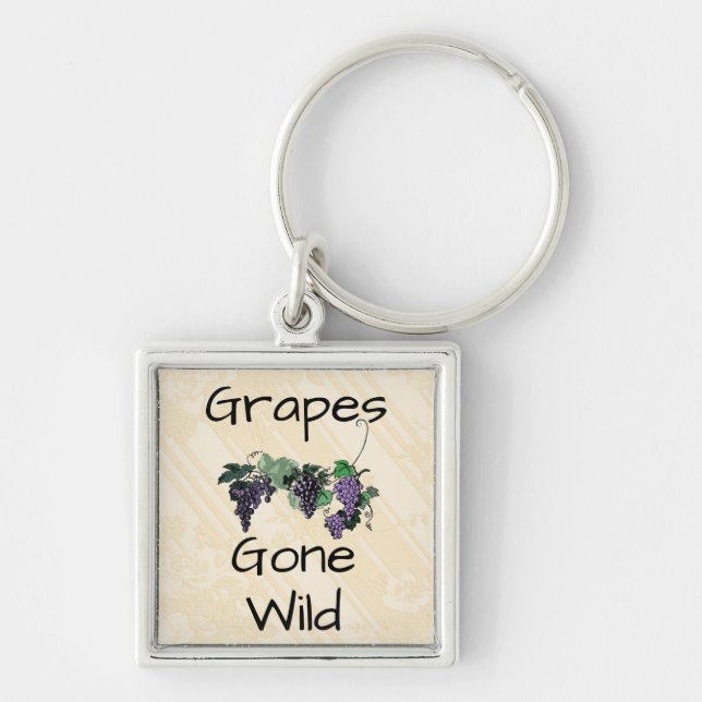 Grapes Gone Wild Keychain (Front)