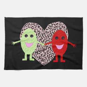 Grapes in Love Kitchen Towel