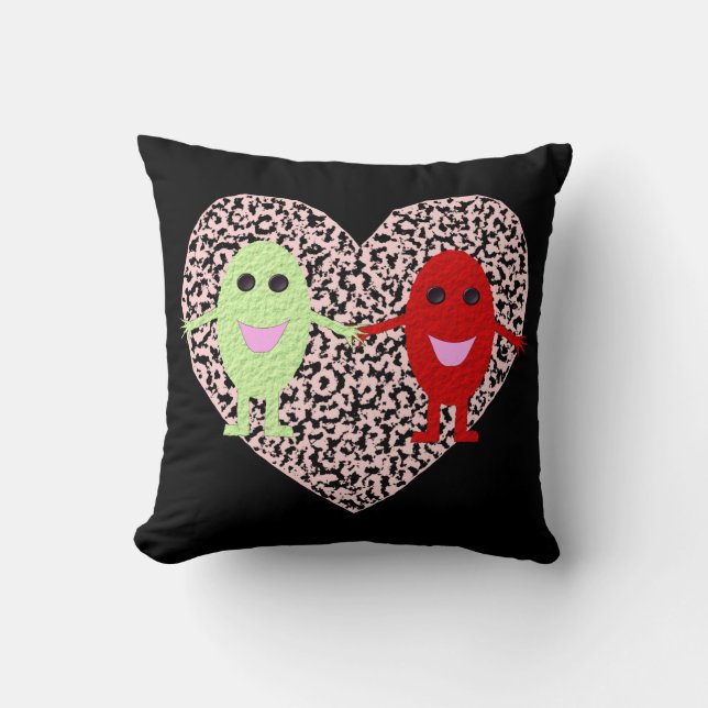 Grapes in Love Pillow (Front)