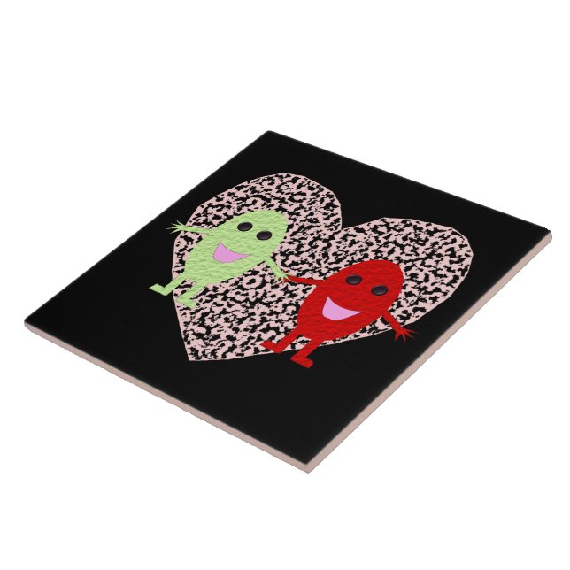 Grapes in Love Tile (Side)