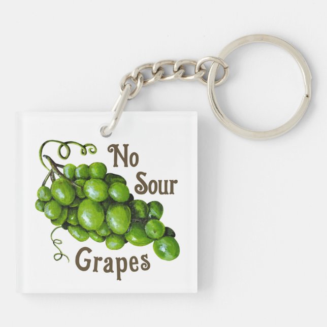 Grapes Keychain (Back)