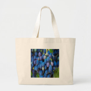 Grapes Large Tote Bag