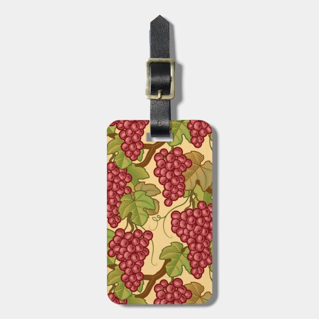 Grapes Luggage Tag (Front Vertical)