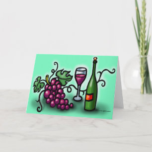 Grapes n Wine Card