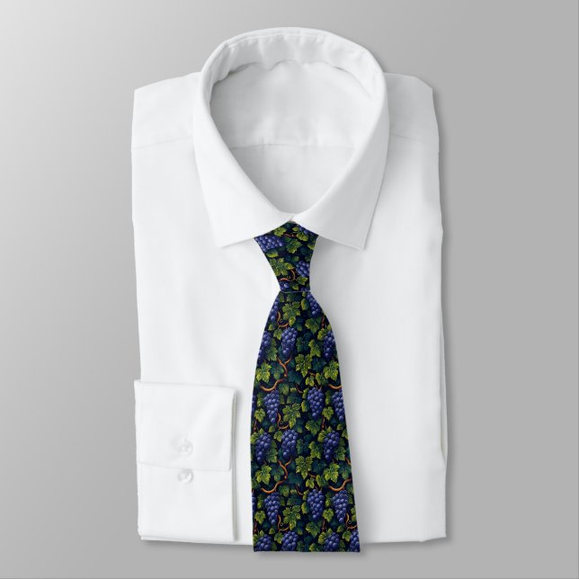 Grapes Neck Tie (Tied)
