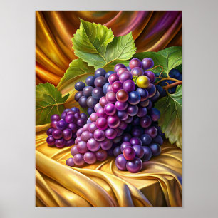 "Grapes of Elegance." Poster