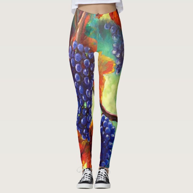 Grapes of Wrap Leggings (Front)