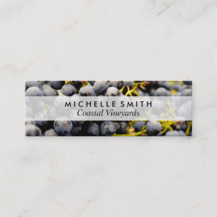 Grapes on the Vine Vineyard Mini Business Card