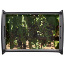 Grapes on Vine Serving Tray