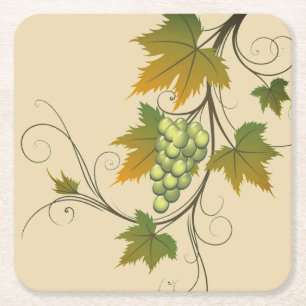 Grapes Paper Coasters