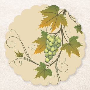 Grapes Paper Coasters