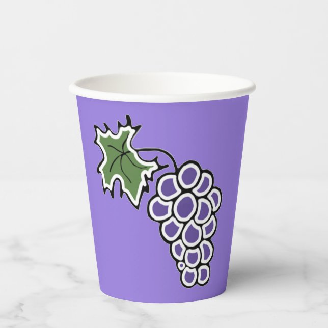 Grapes Paper Cups (Front)