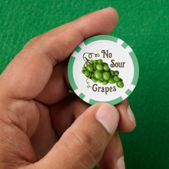 Grapes Poker Chip (Hand)