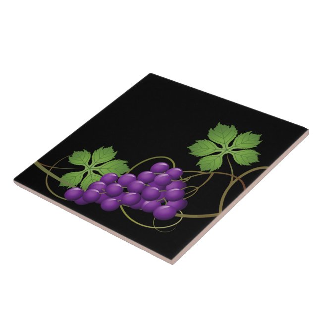 Grapes Print Tile (Side)