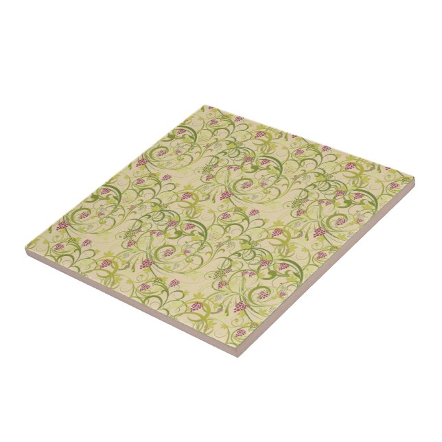Grapes Print Tile (Side)