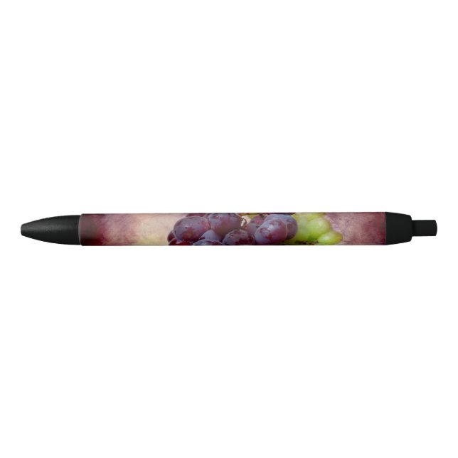 Grapes Red And Green Black Ink Pen (Front)