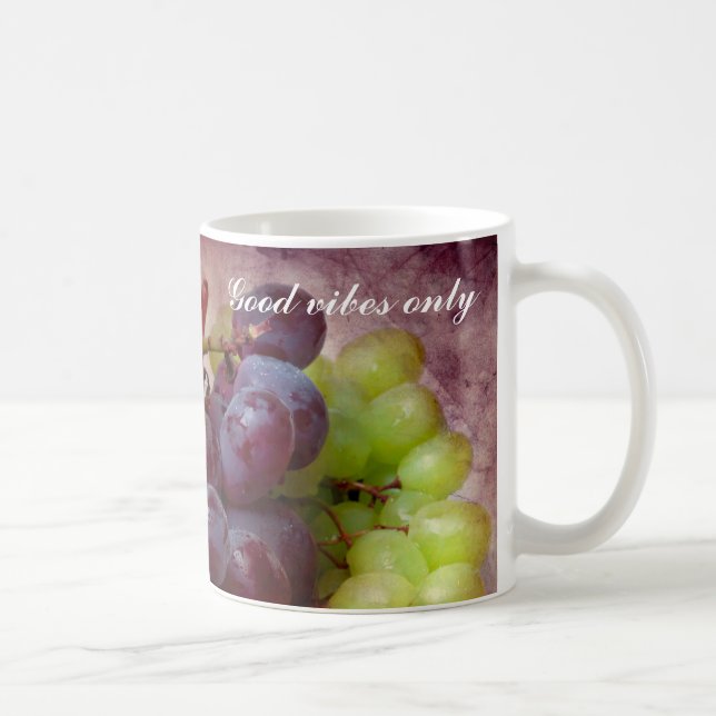 Grapes Red And Green Coffee Mug (Right)