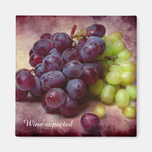 Grapes Red And Green Magnet