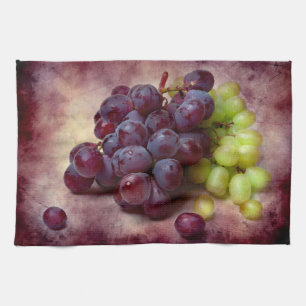 Grapes Red And Green Tea Towel