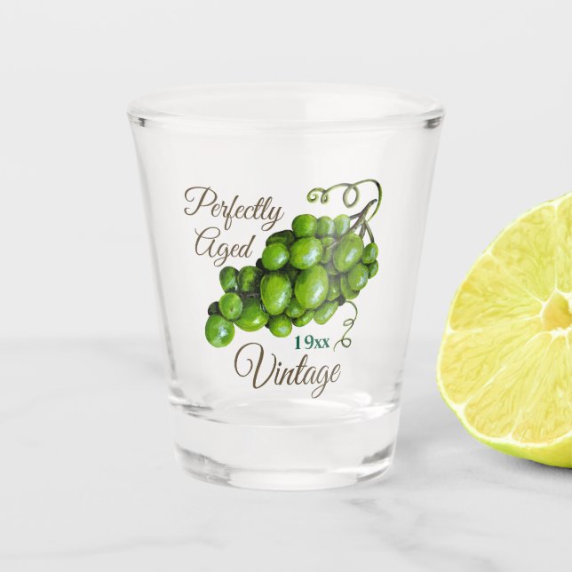 Grapes Shot Glass (Front)