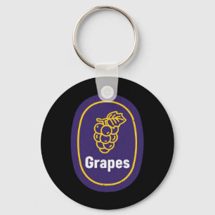 Grapes Sticker Costume Kids Grapes Fruit Matching  Key Ring