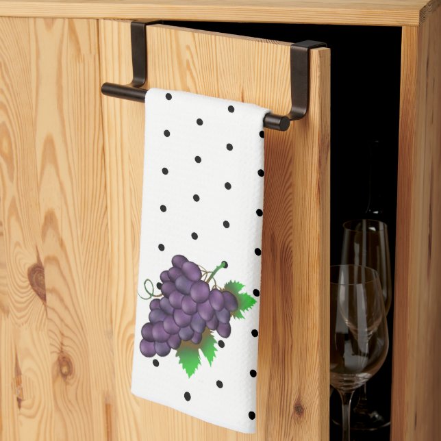 Grapes Tea Towel (Thirds Fold)