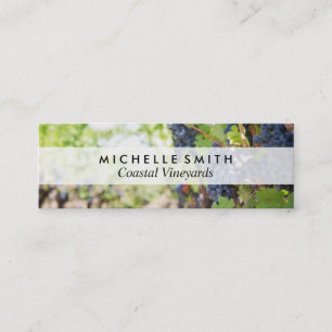 Grapes Vineyard Mini Business Card