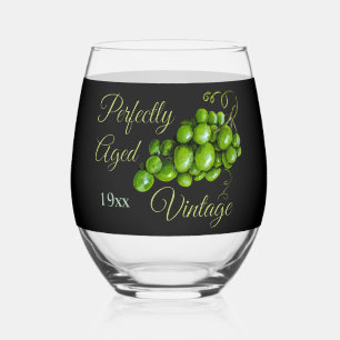 Grapes Wine Glass