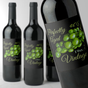 Grapes Wine Label