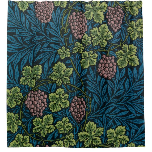 Grapevine (by William Morris) Shower Curtain (Front)