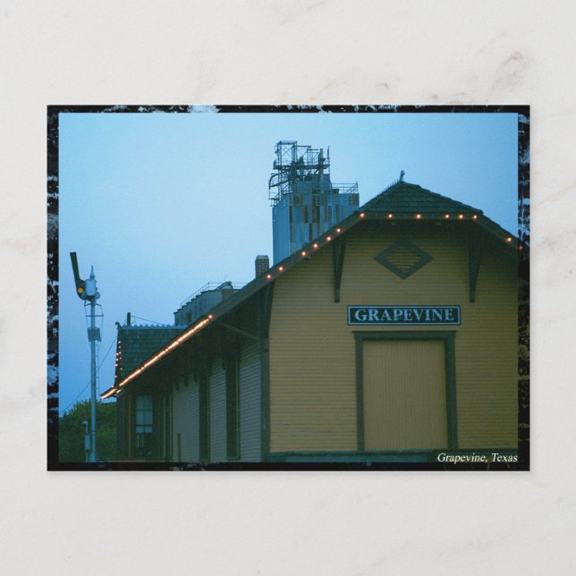 Grapevine Depot Postcard (Front)