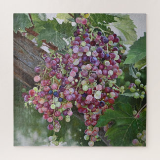 Grapevine Glory — Hyperrealistic Vineyard Art for Jigsaw Puzzle