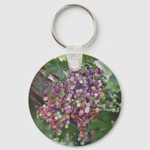 Grapevine Glory — Hyperrealistic Vineyard Art for  Key Ring