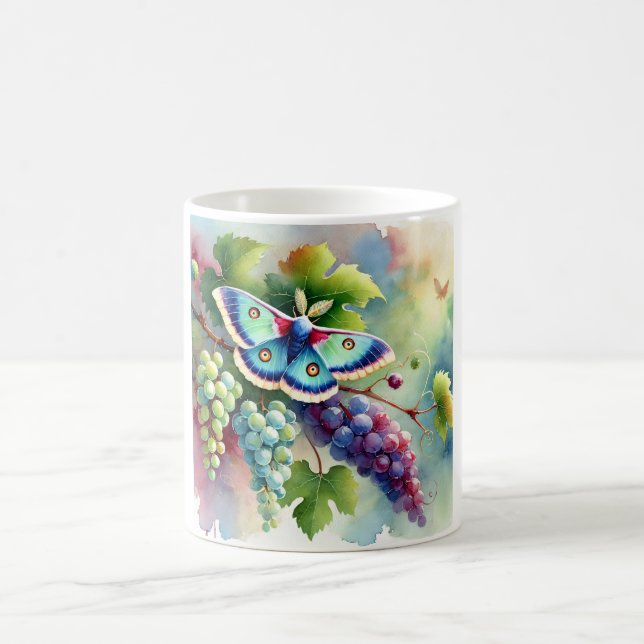 Grapevine Moth 070824AREF124 - Watercolor Coffee Mug (Center)