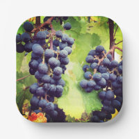 Grapevine Paper Plate