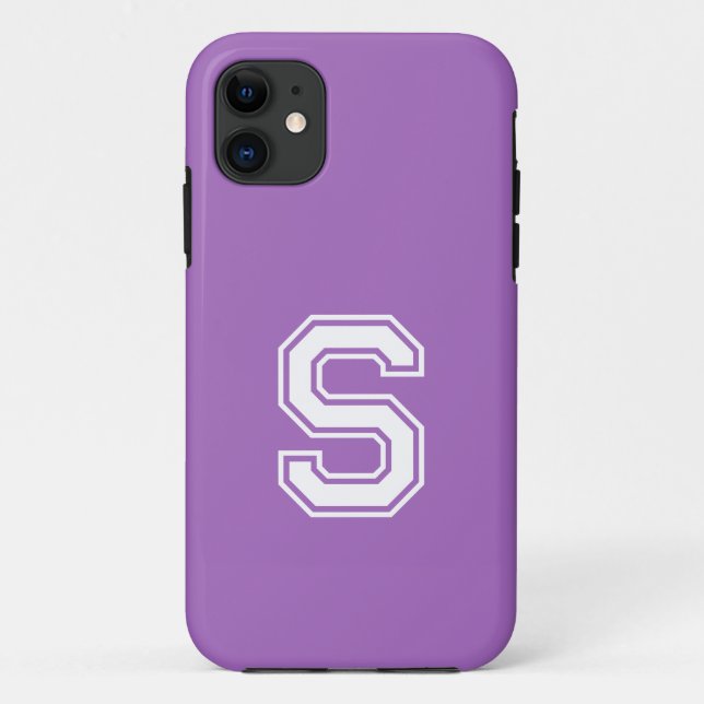 Grapevine Solid Colour | Minimalist Monogram Case-Mate iPhone Case (Back)