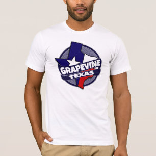 Grapevine Texas flag burst tshirt