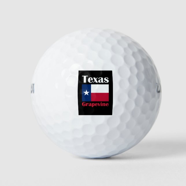 Grapevine TX Golf Balls (Front)