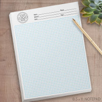 Graph Grid 5 squares - Granite Colour and Size