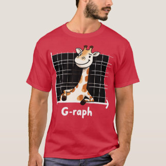 Graph Mathamatic Giraffe T-Shirt
