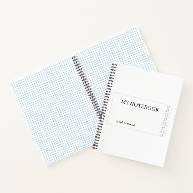 Graph Paper Notebook - White (Inside)