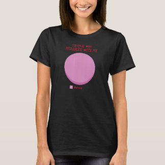 graph People who disagree with me T-Shirt