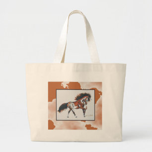 Graphic1war pony mousepad large tote bag