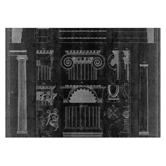 Graphic Architecture IV Cutting Board (Front)