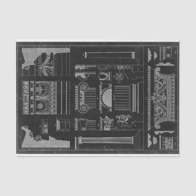 Graphic Architecture IV Tissue Paper (Front)