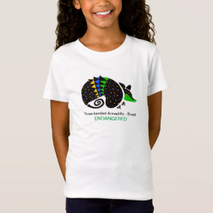 Graphic - ARMADILLO- Brazil - Endangered animal T-Shirt