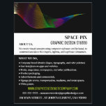 Graphic Art Design, Graphic Designer Advertising Flyer<br><div class="desc">Graphic Art Design,  Graphic Designer Advertising Flyers By The Business Card Store.</div>